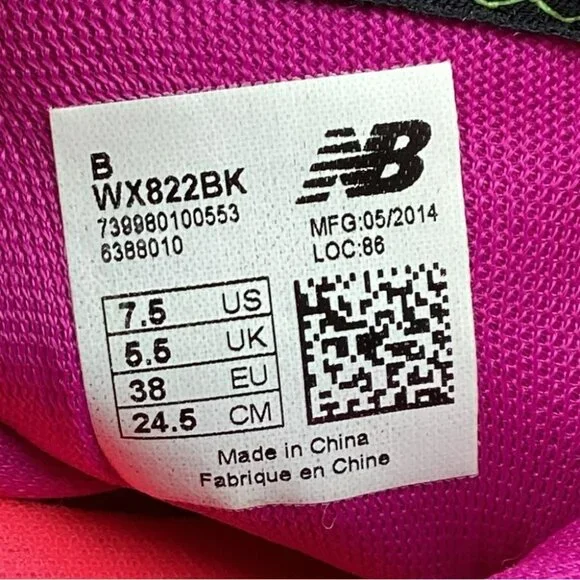 New Balance Womens Running Shoes Size 8.5 Black & Pink Excellent Used Condition - Picture 9 of 9